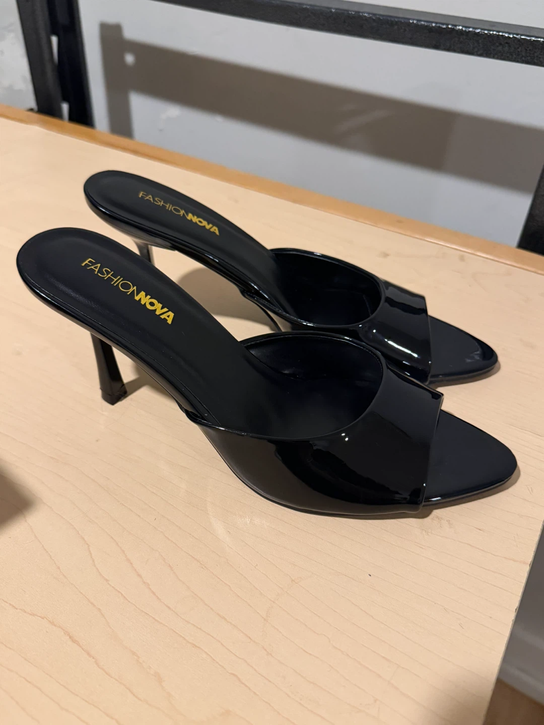 Fashion Nova Black Heeled Mules - photo 2