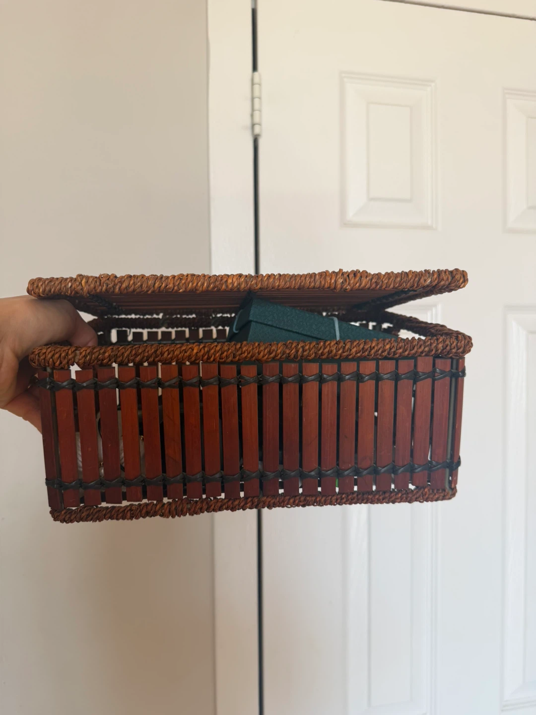 Woven Bamboo Storage Box