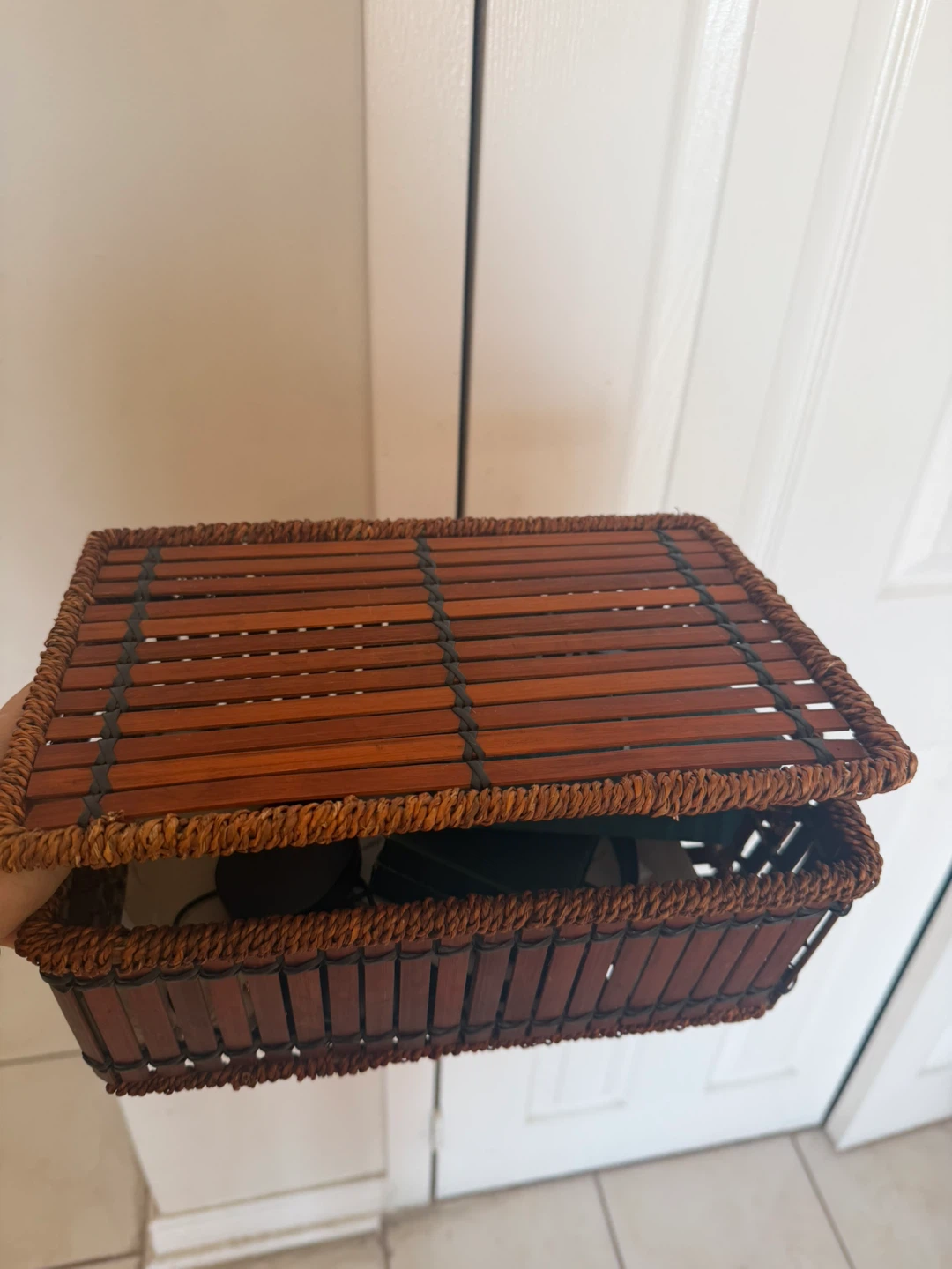 Woven Bamboo Storage Box - photo 2