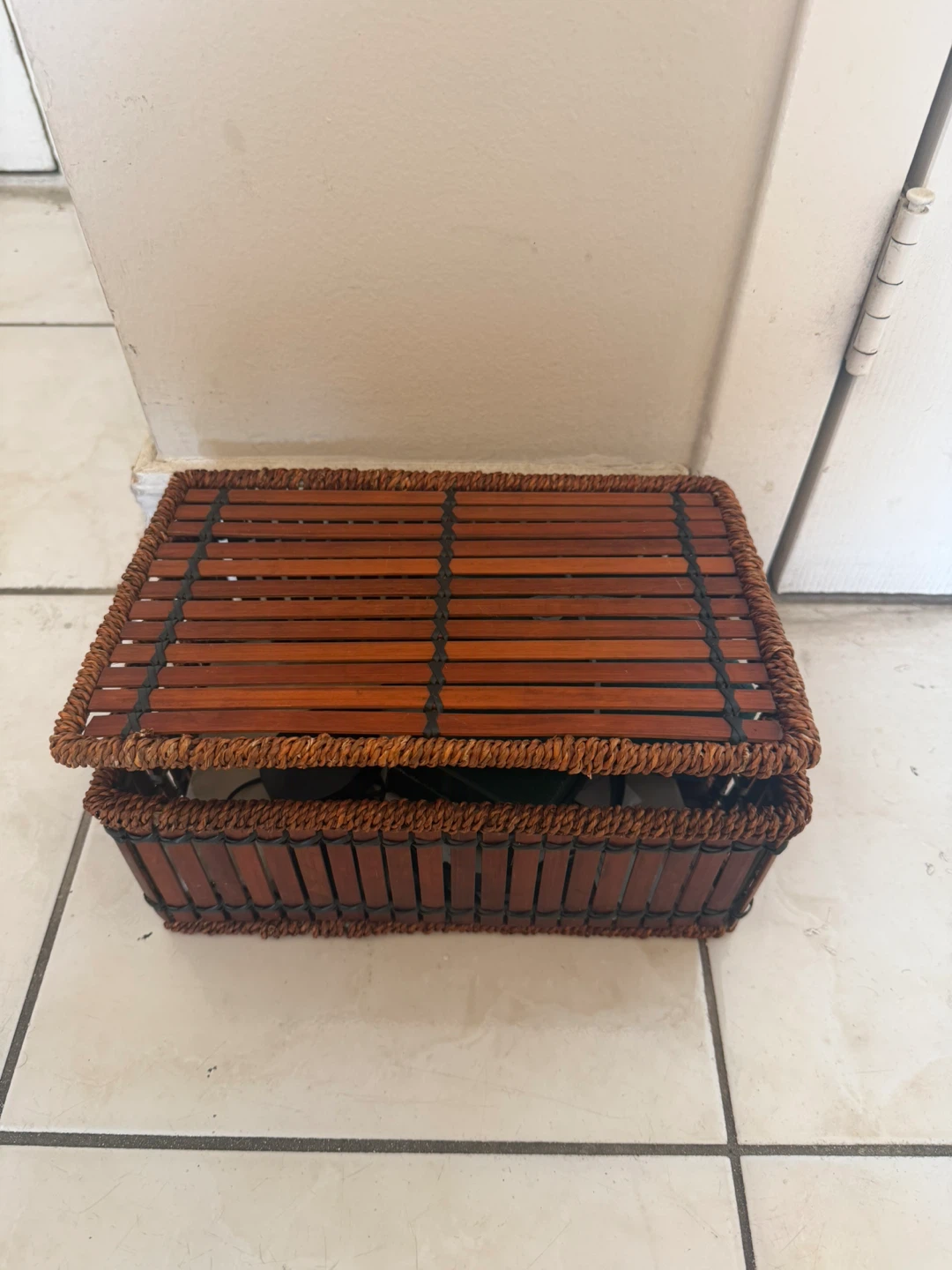Woven Bamboo Storage Box - photo 3