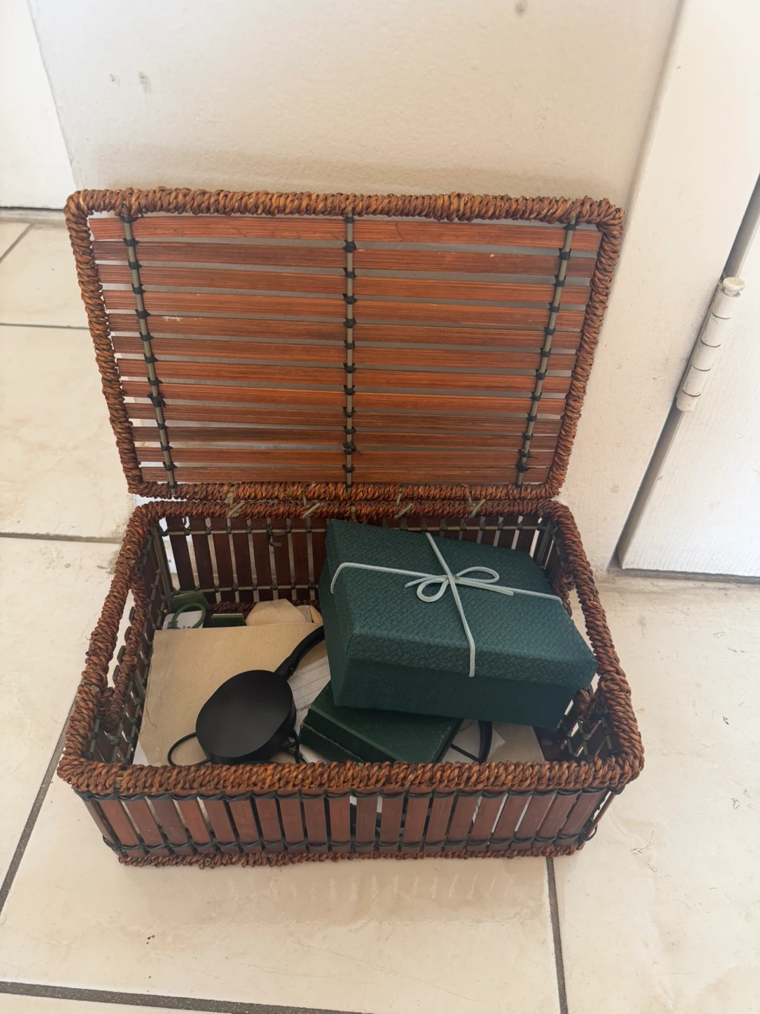 Woven Bamboo Storage Box - photo 4