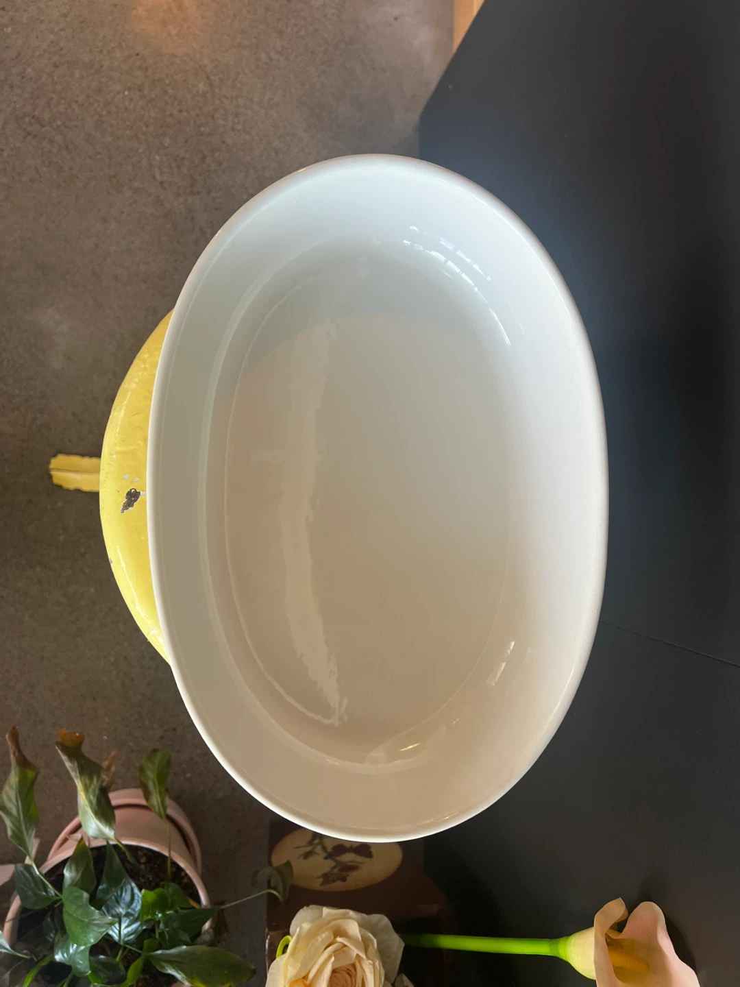 Oval Baking Dish in cream - photo 2