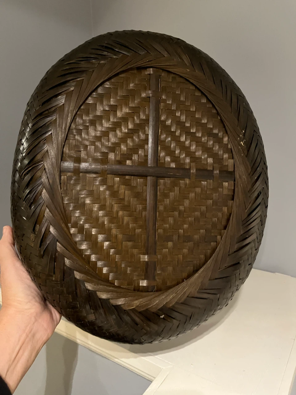 Dark Woven Bread Basket - photo 2
