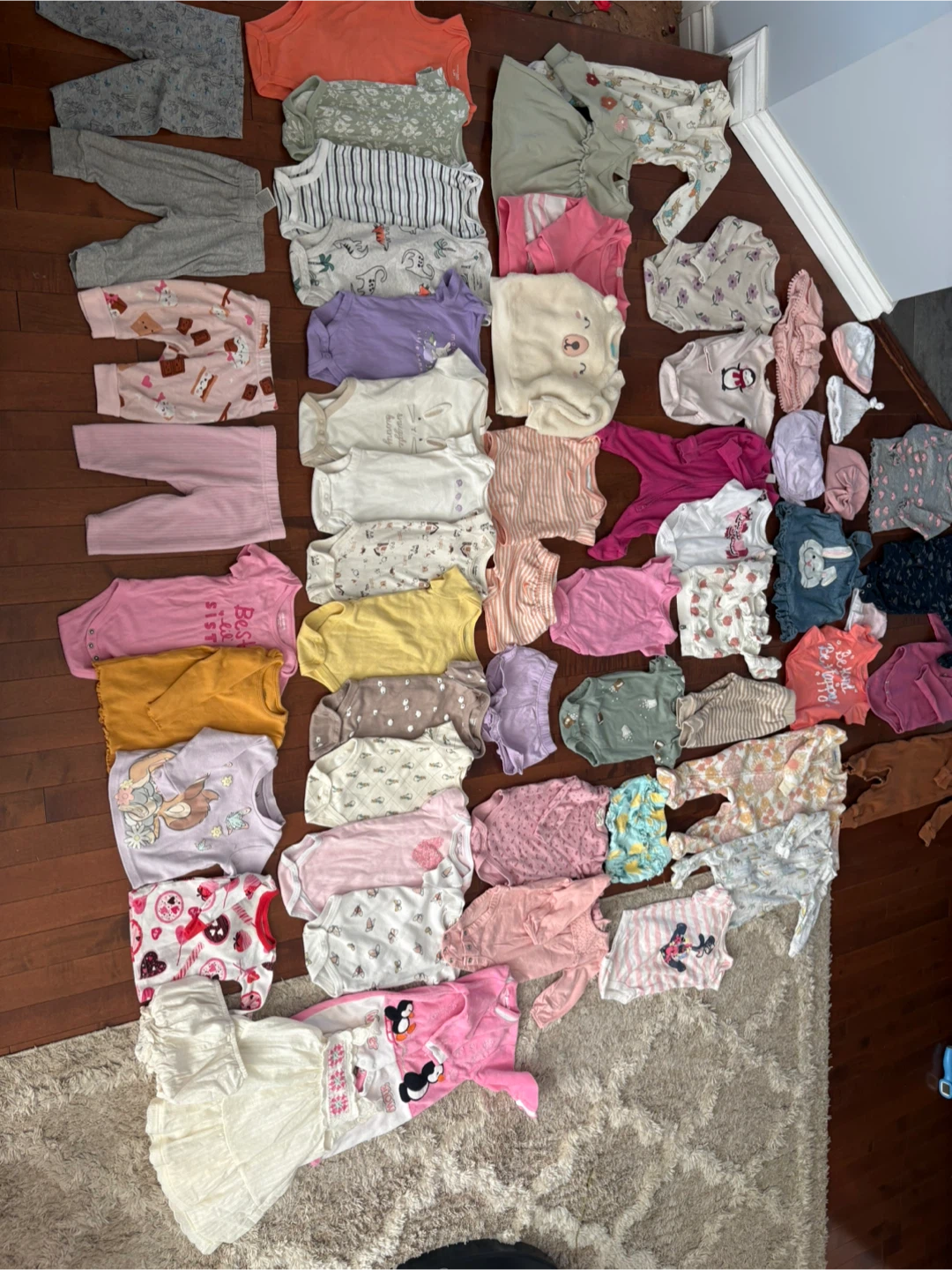 3-6 months Large Infant Baby Girl Clothing Bundle