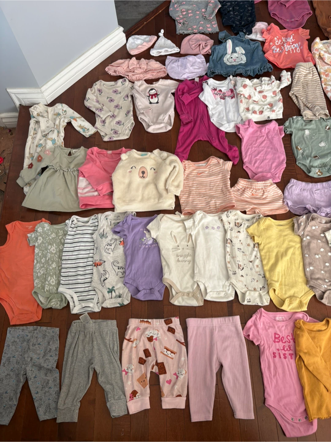 3-6 months Large Infant Baby Girl Clothing Bundle - photo 3