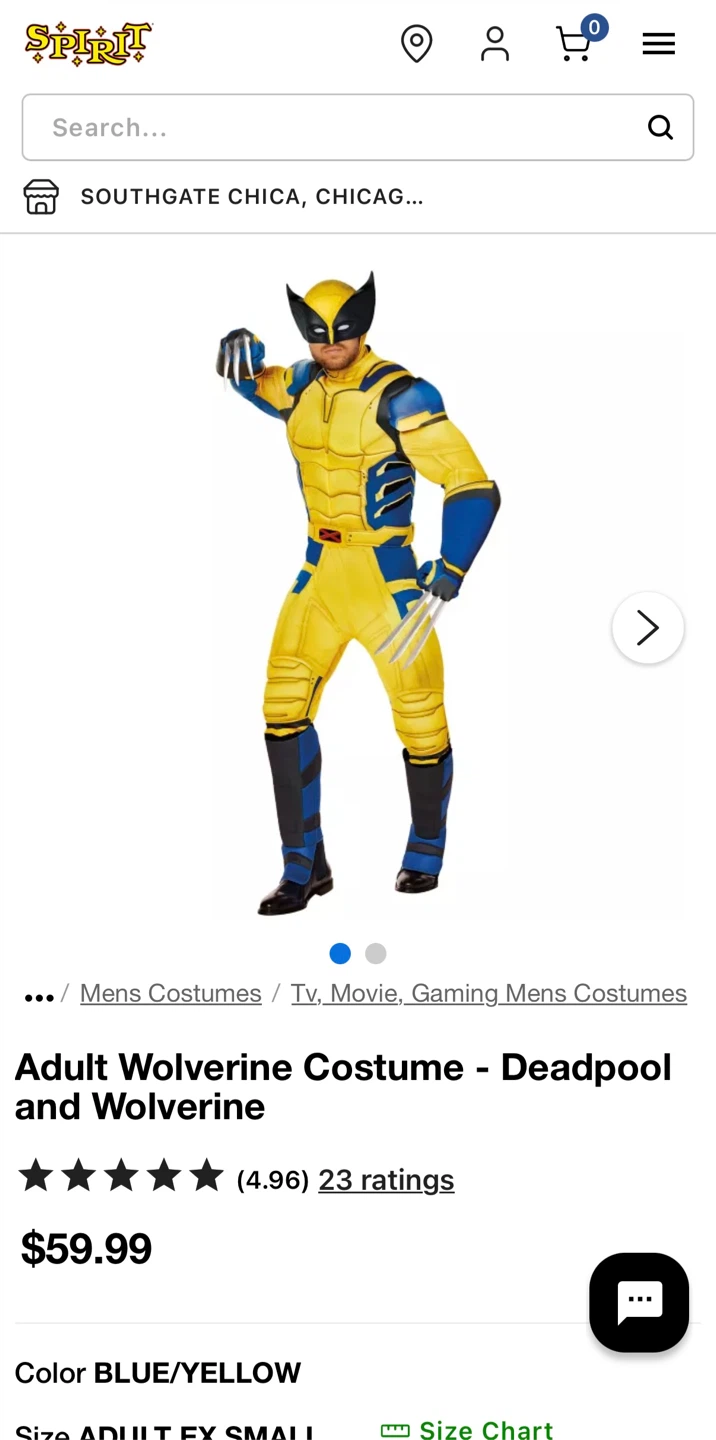 Marvel Deadpool and Wolverine Costume Adult Small - photo 2