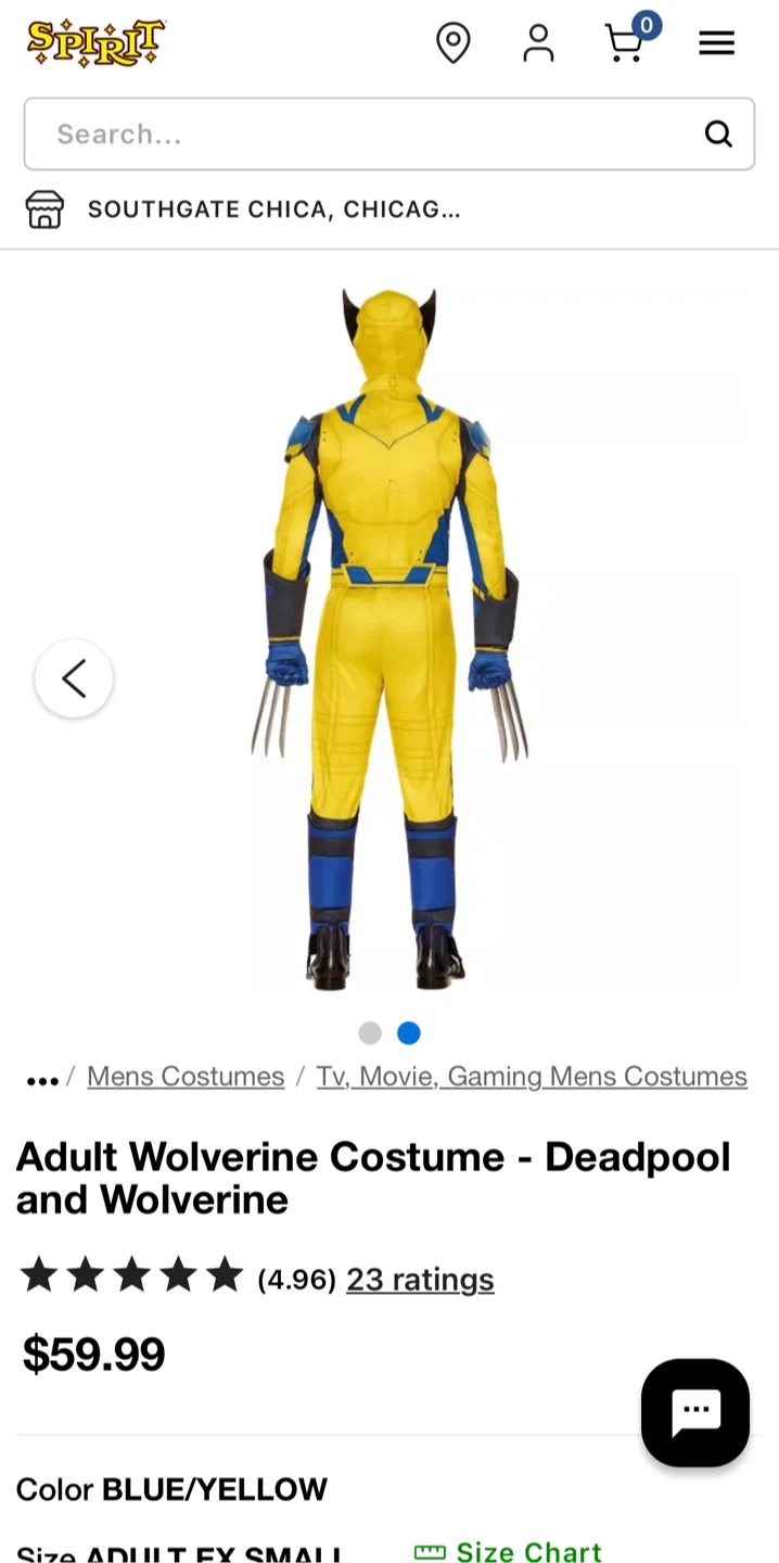 Marvel Deadpool and Wolverine Costume Adult Small - photo 3