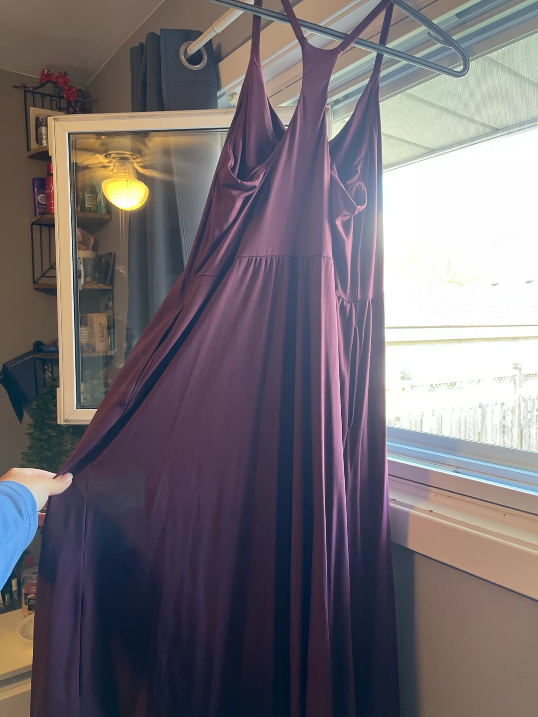 Maroon Racerback Maxi Dress - photo 2