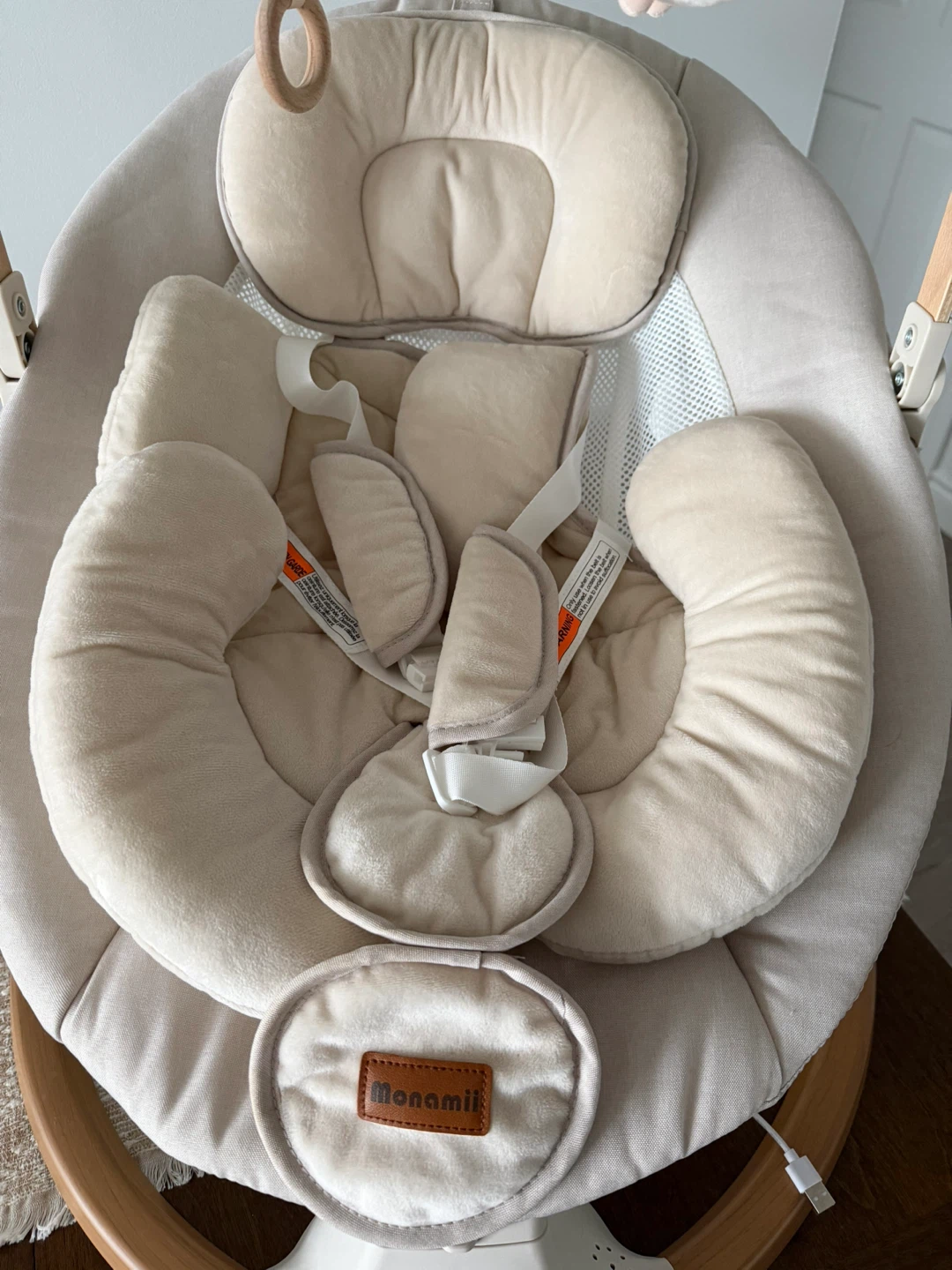 Monamii Baby Swing - Light Beige - photo 4