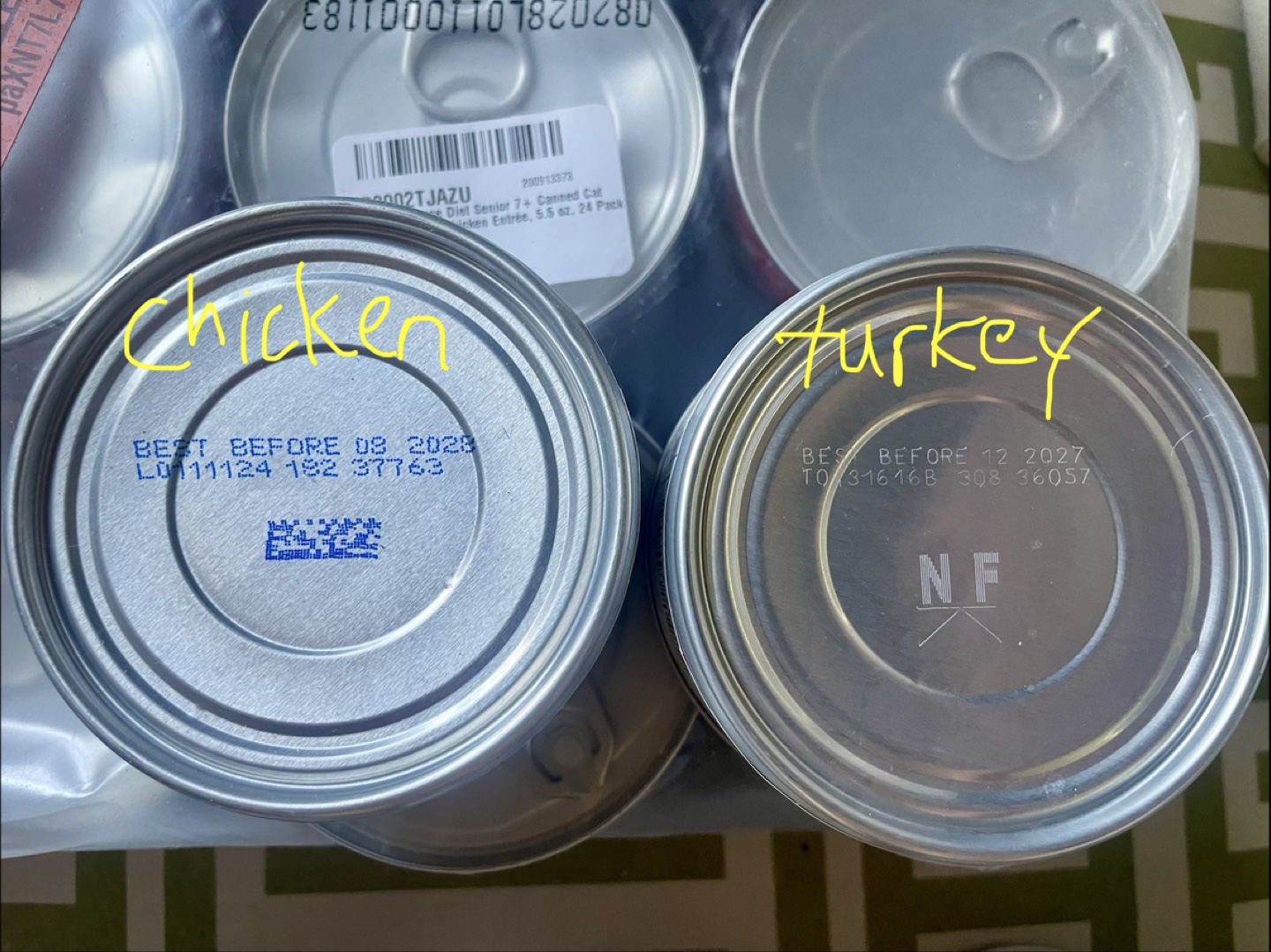 Hill's Science Adult 7+ Cat Food: 24 LARGE cans chicken + turkey - photo 5