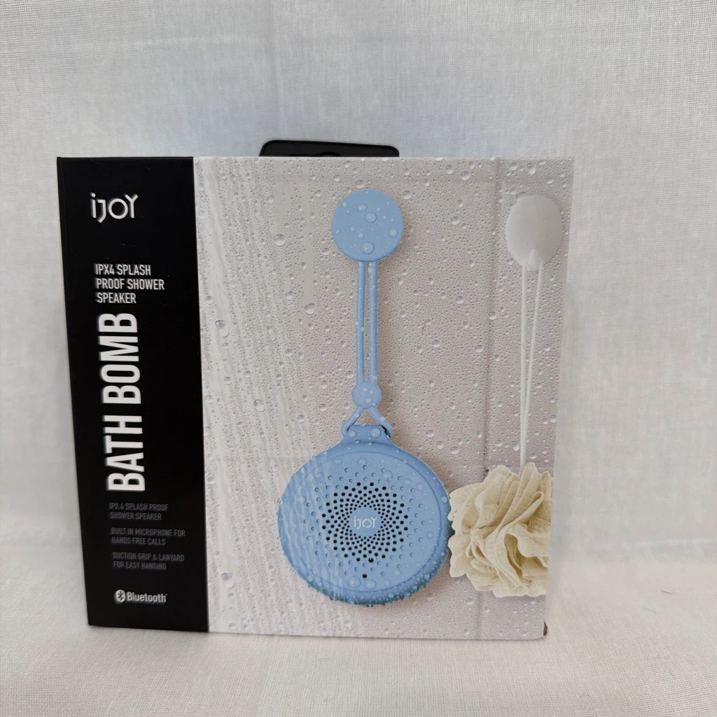 iJoy Bath Bomb Splash Proof Shower Speaker