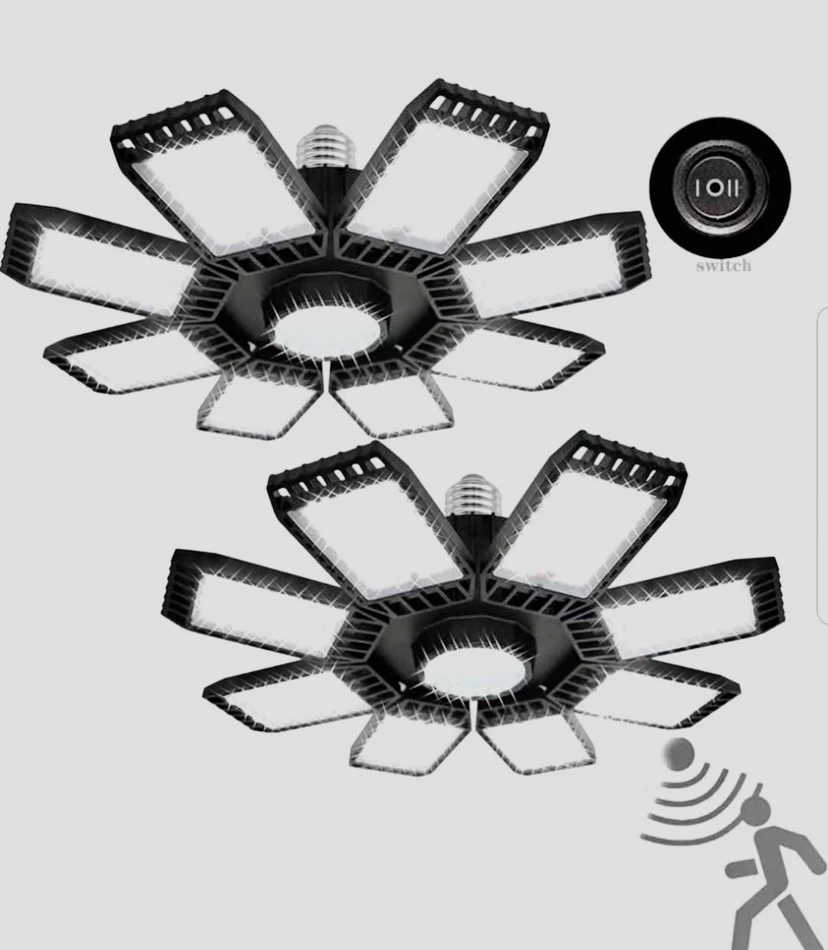 2 Pack Motion Sensor LED Garage Lights - photo 3