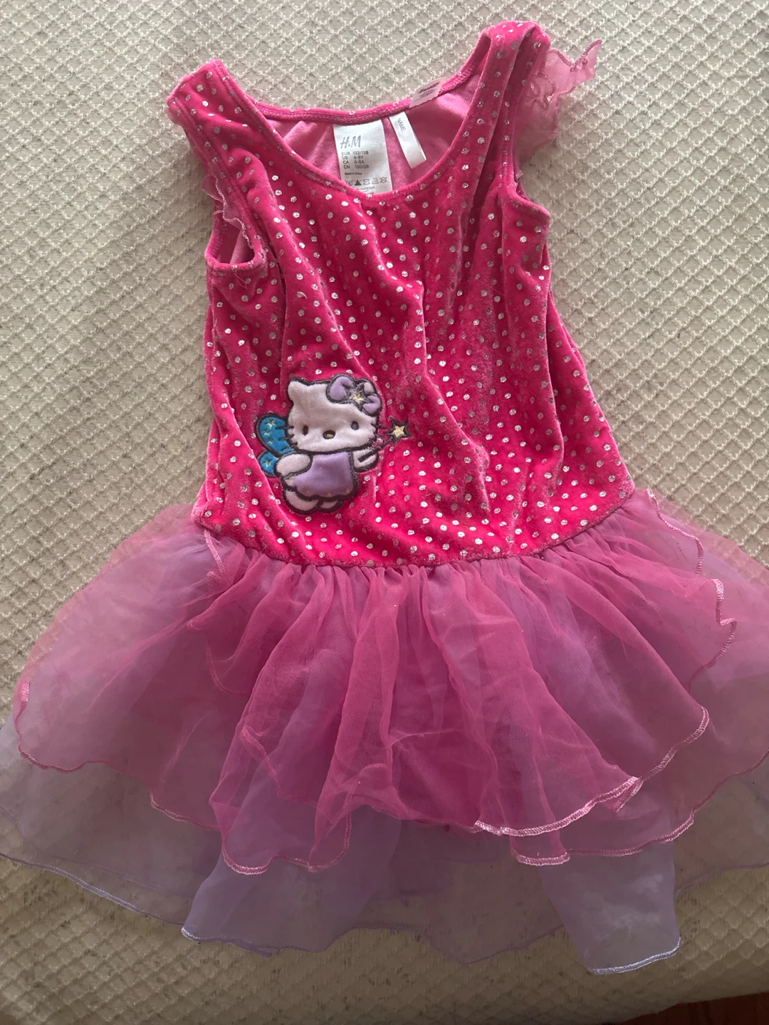 H&M Hello Kitty Fairy Dress Size 6-8A