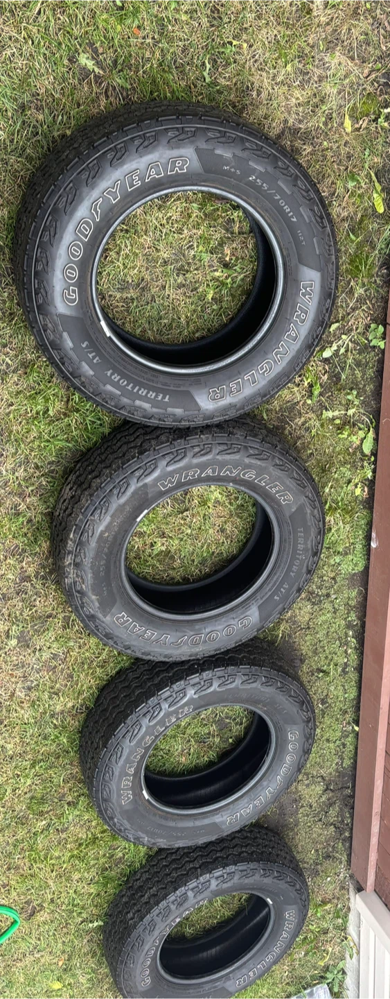 Ford ranger all season tires-set of 4