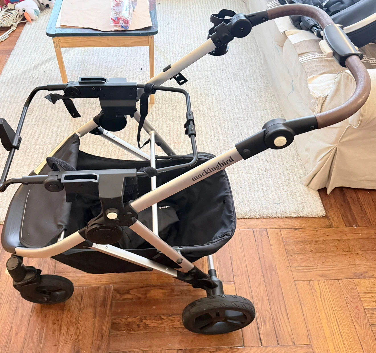 Stroller - Black/Windowpane - photo 2