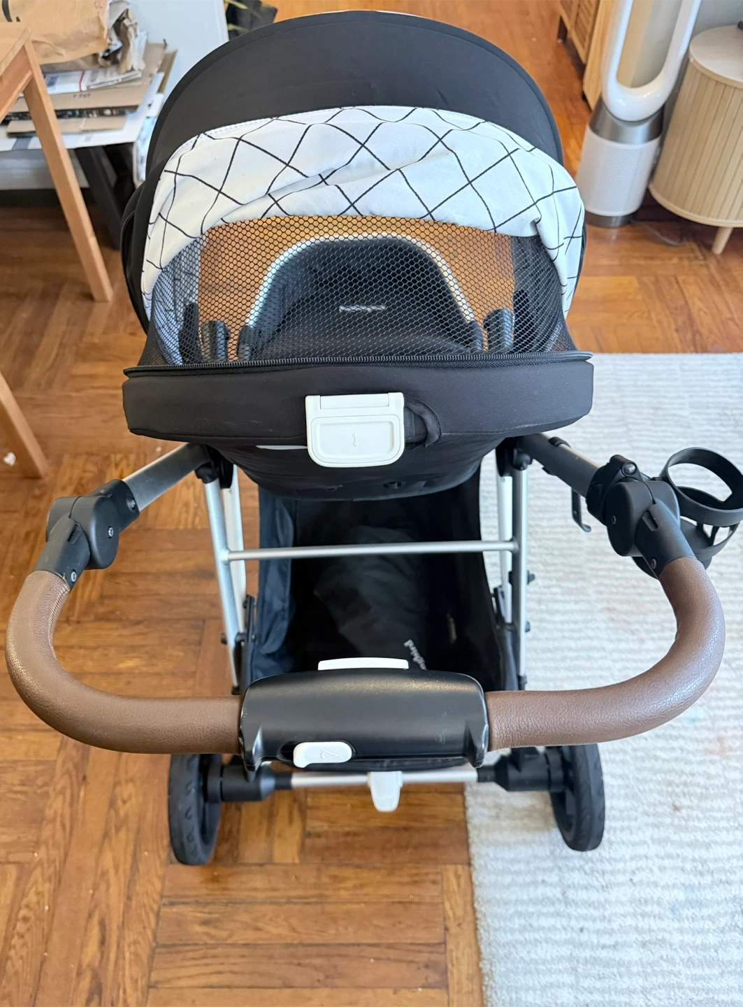 Stroller - Black/Windowpane - photo 3