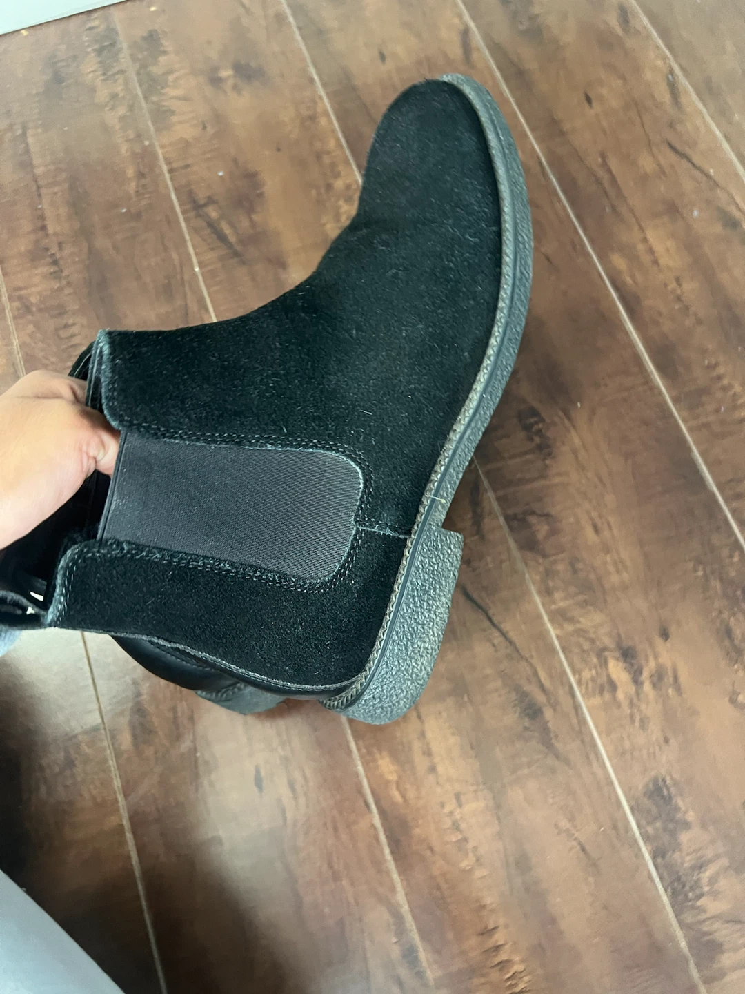 Floya black suede Chelsea boots - photo 2