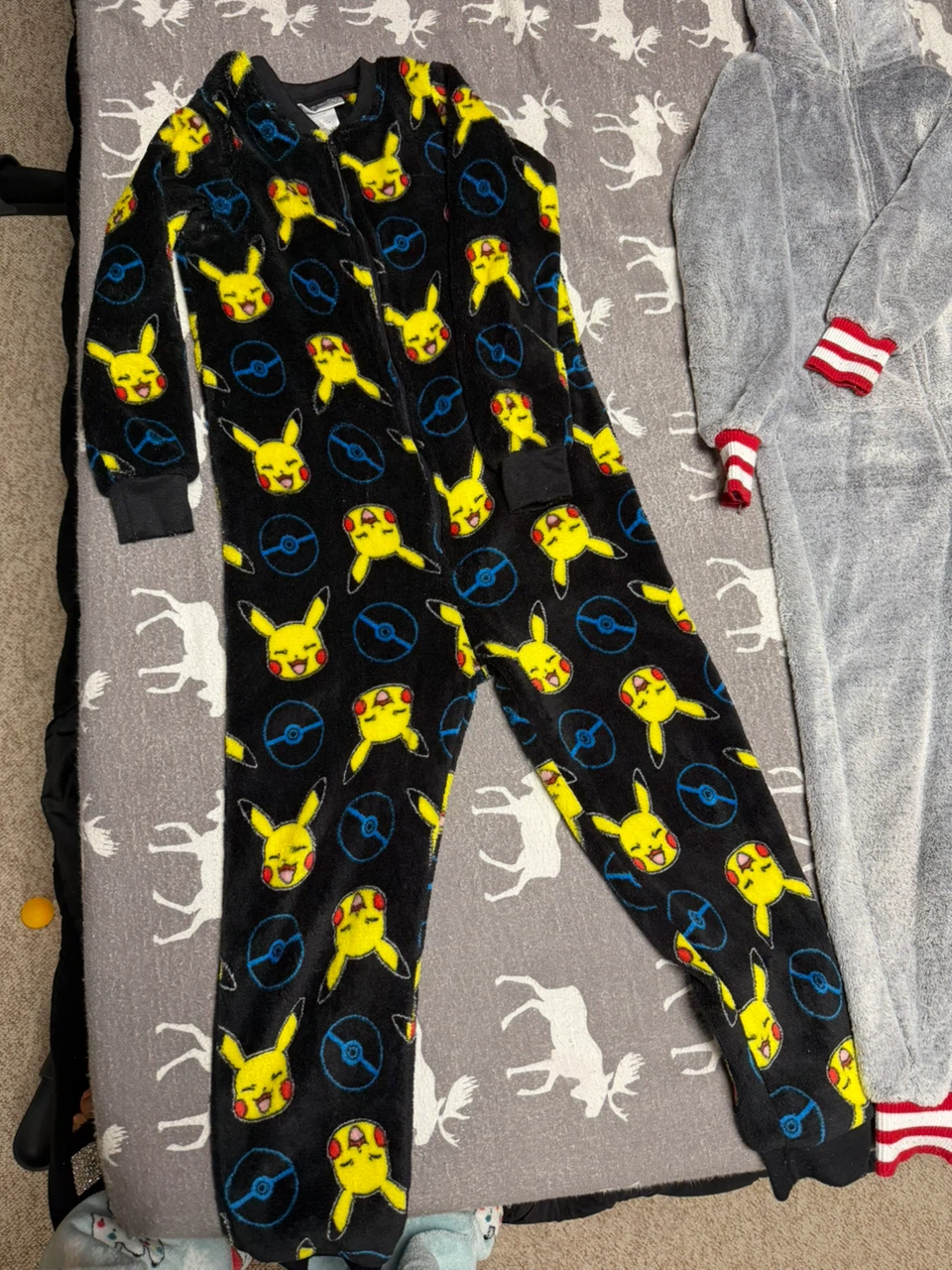 3 Children's Fleece One-Piece Pajamas