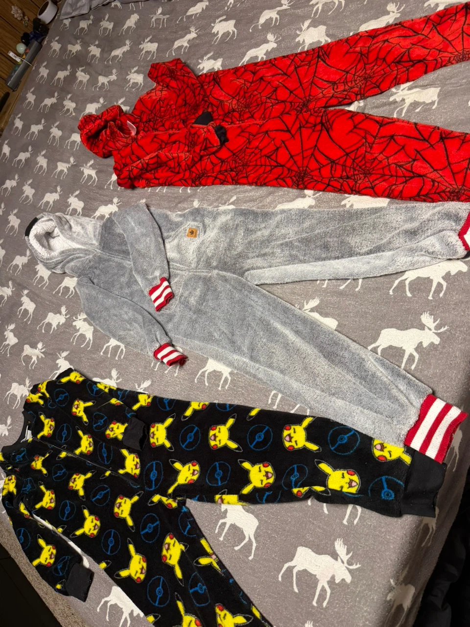 3 Children's Fleece One-Piece Pajamas - photo 4
