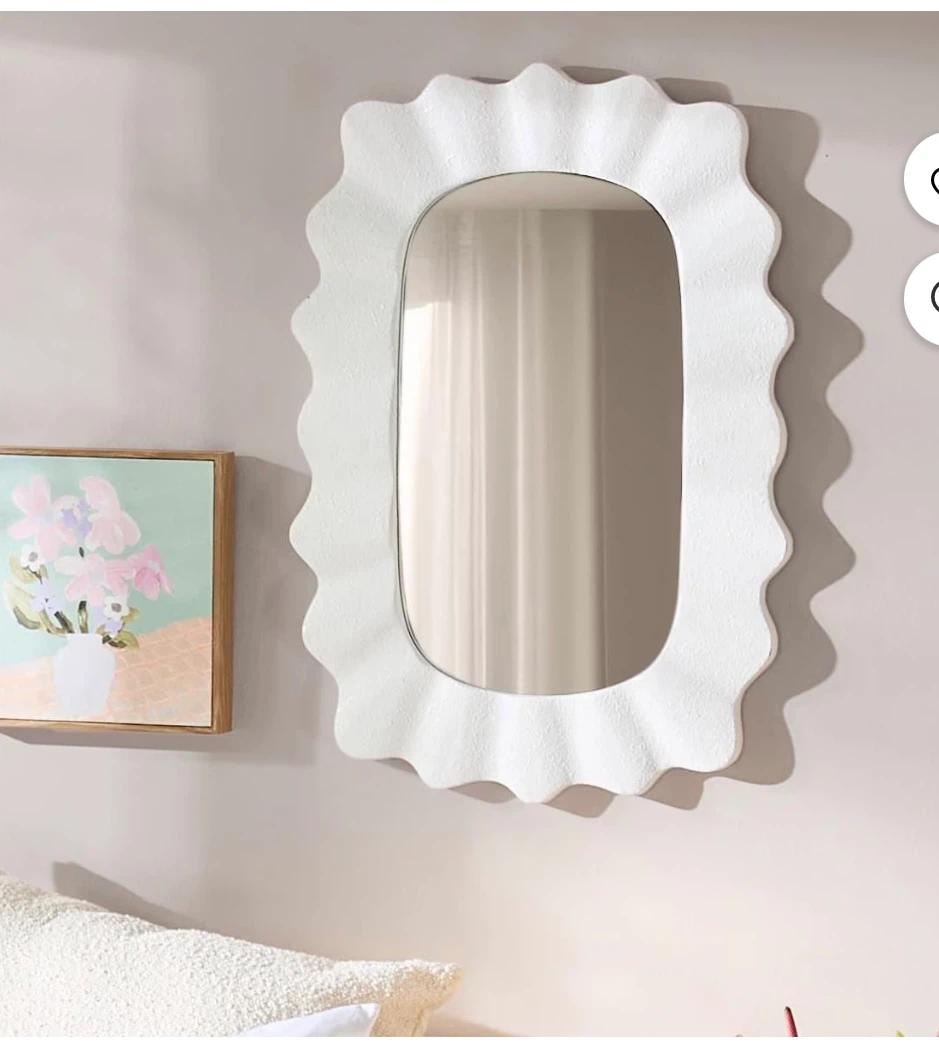 🪞 BRAND NEW ANKO TEXTURED WAVE WALL MIRROR – ONLY $20! � - photo 3