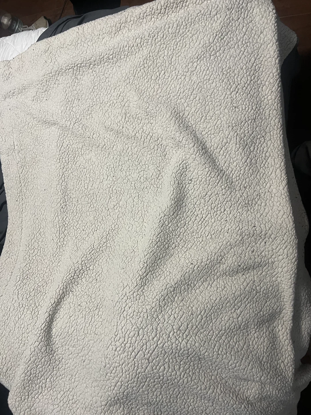 Reversible Sherpa and Velvet Throw Blanket - photo 2