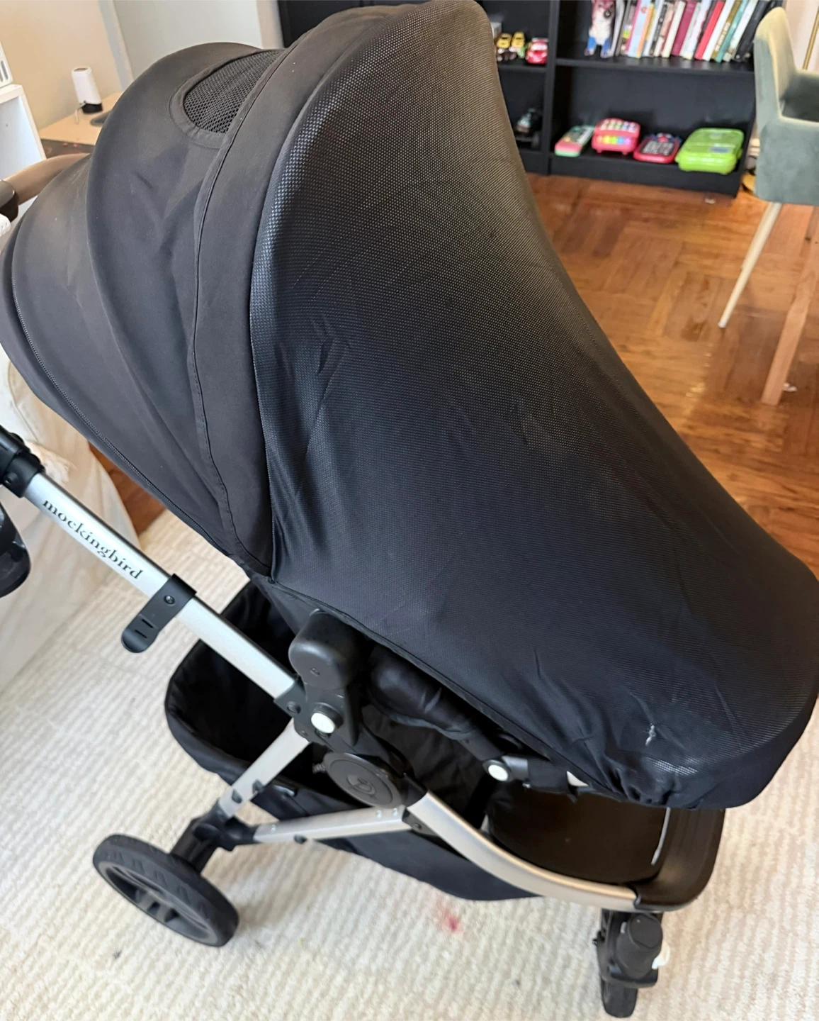 Stroller - Black/Windowpane - photo 5