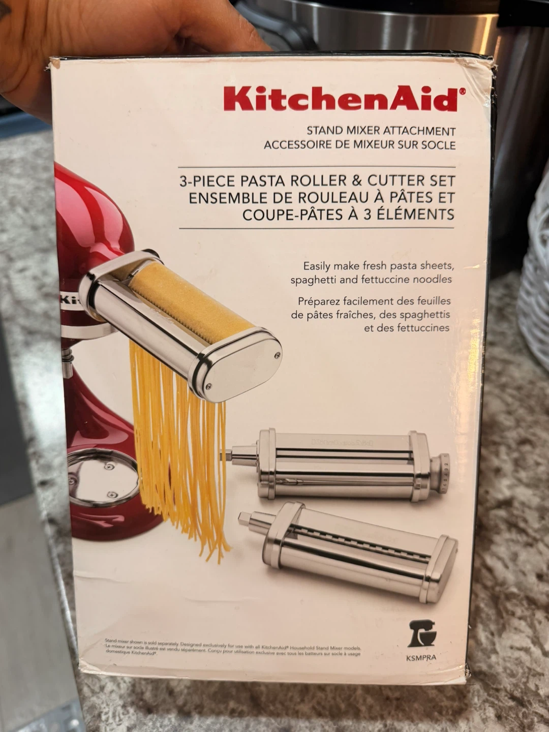 KitchenAid 3-Piece Pasta Roller and Cutter Set