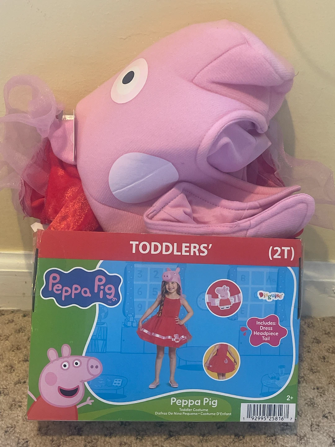 Peppa Pig Toddler Costume Size 2T