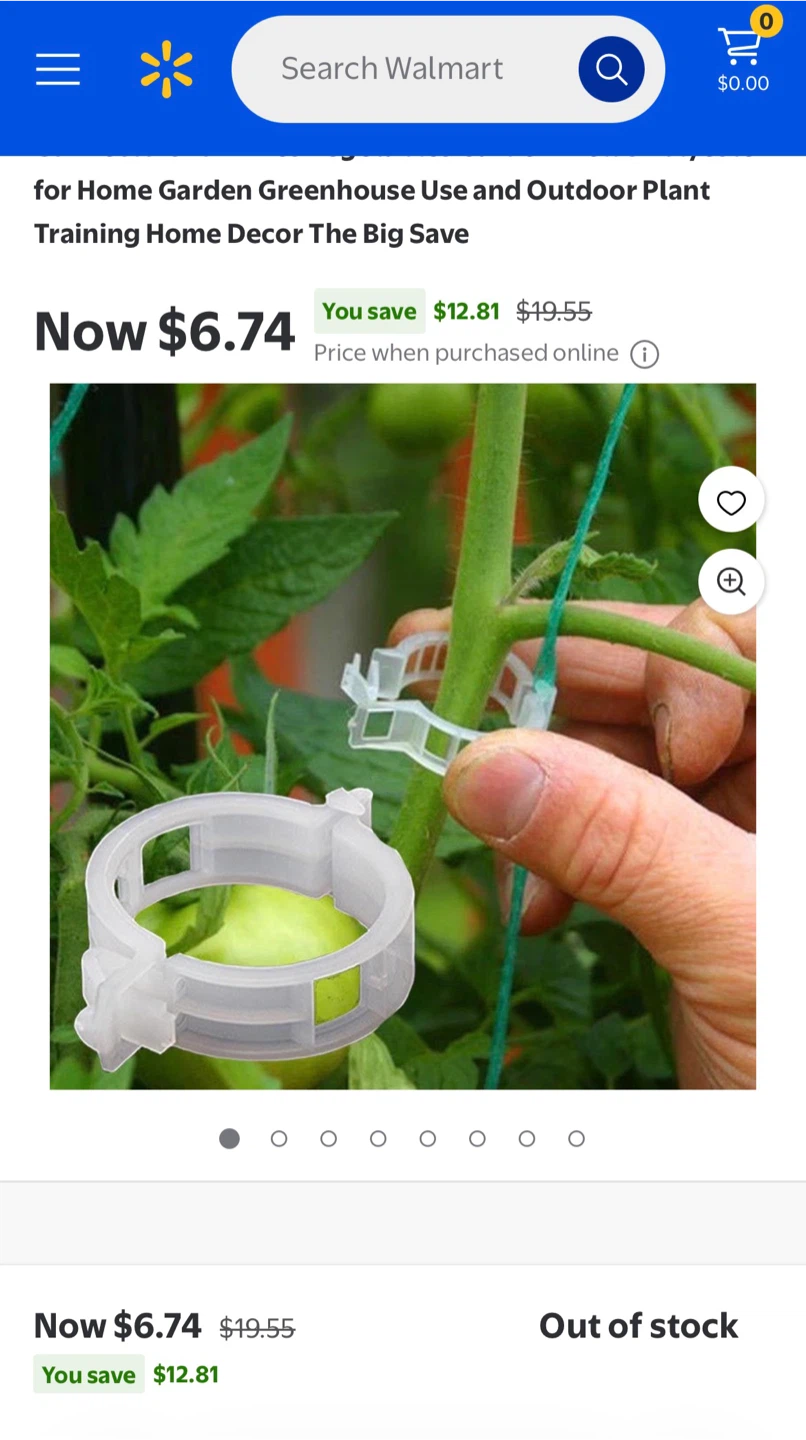 300 Piece Tomato Support Plant Clips - photo 2