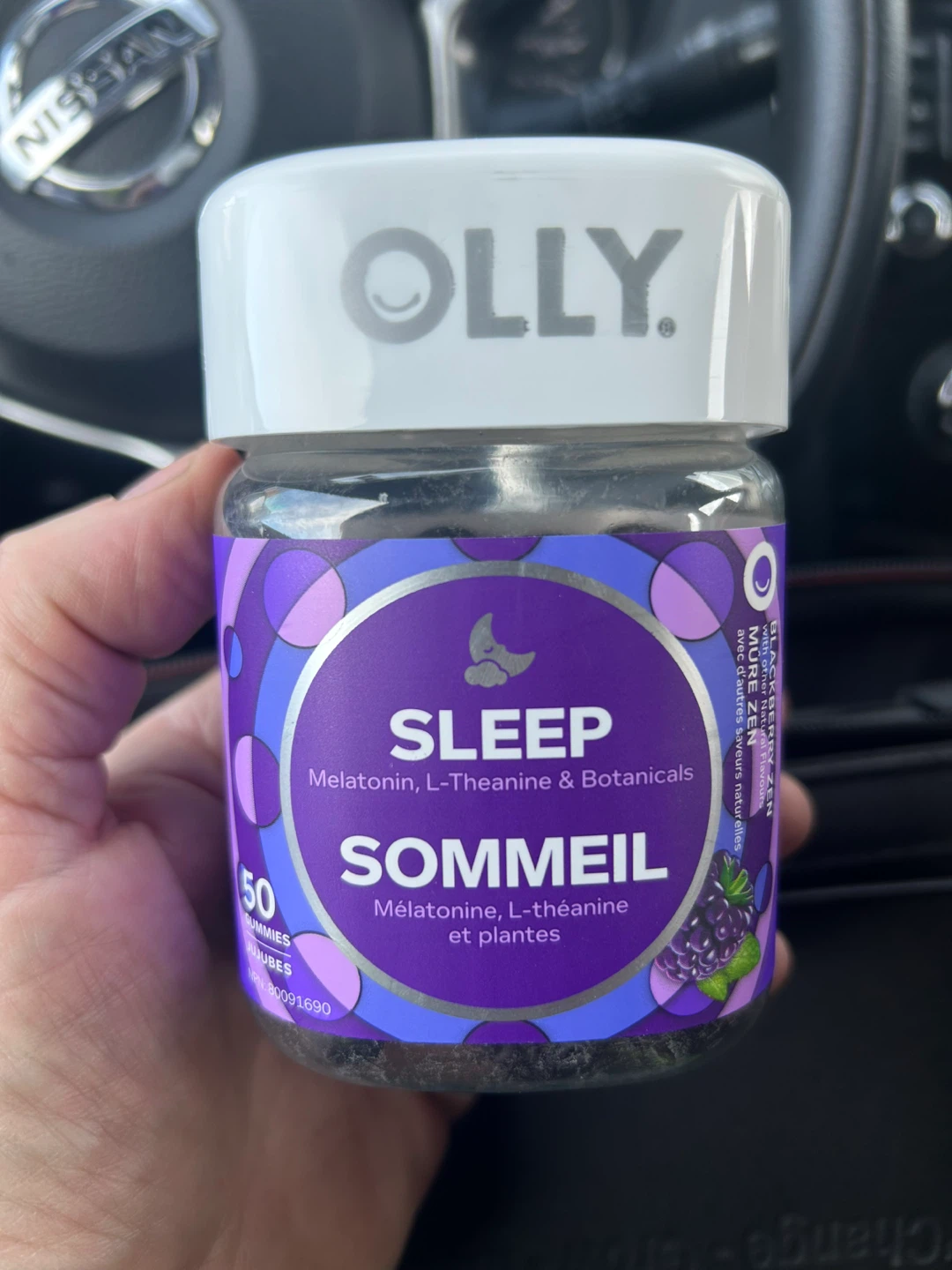 OLLY Sleep Blackberry Zen Gummies 50 count