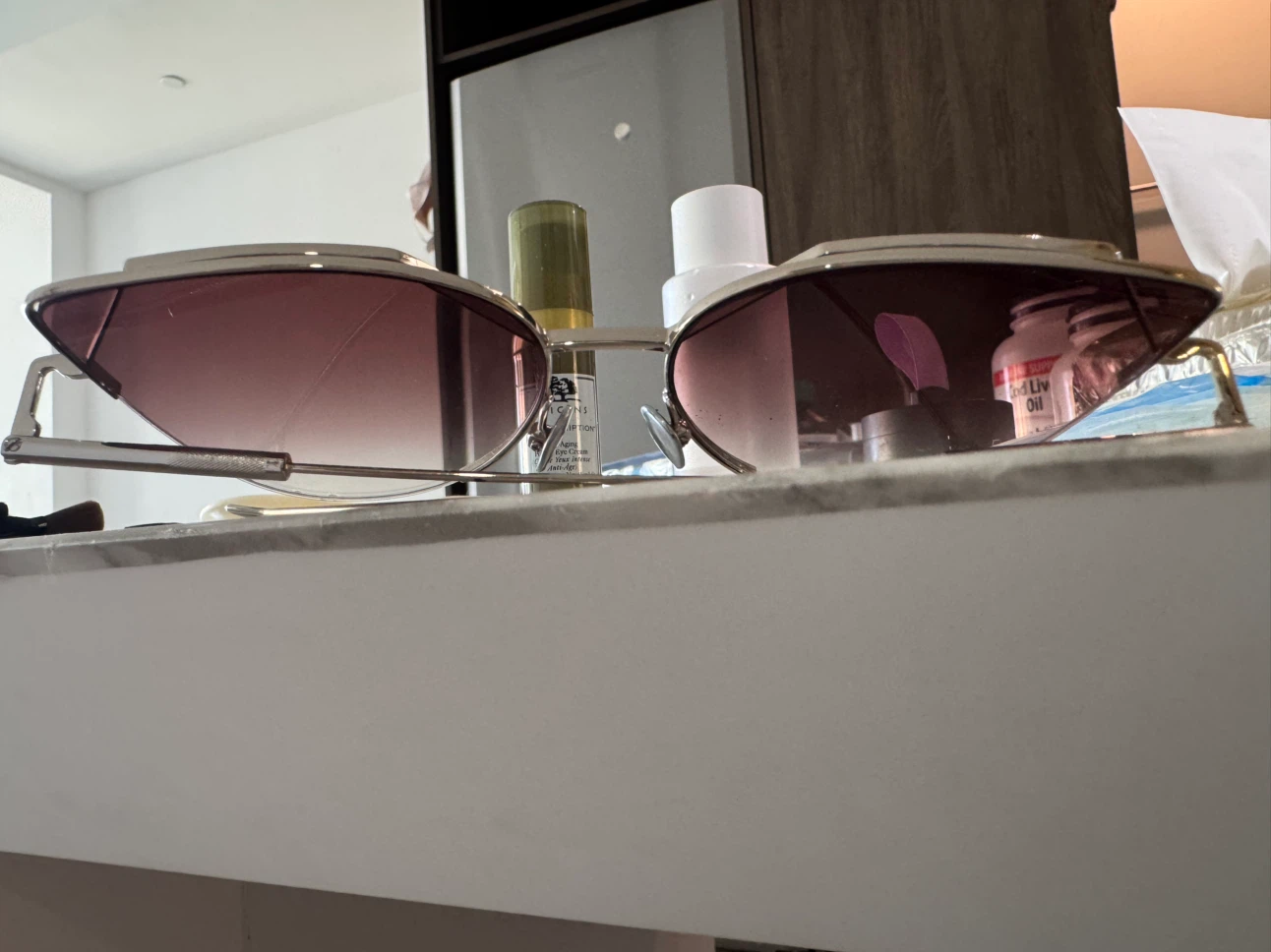 gradient Zeiss lens cat-eye sunglasses Fendi styled