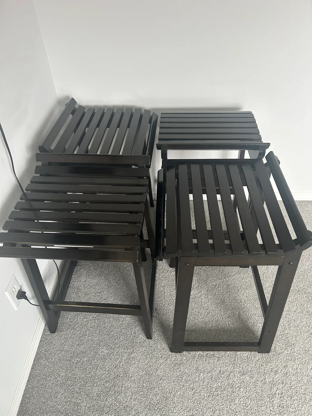 Counter height table with chairs - photo 2