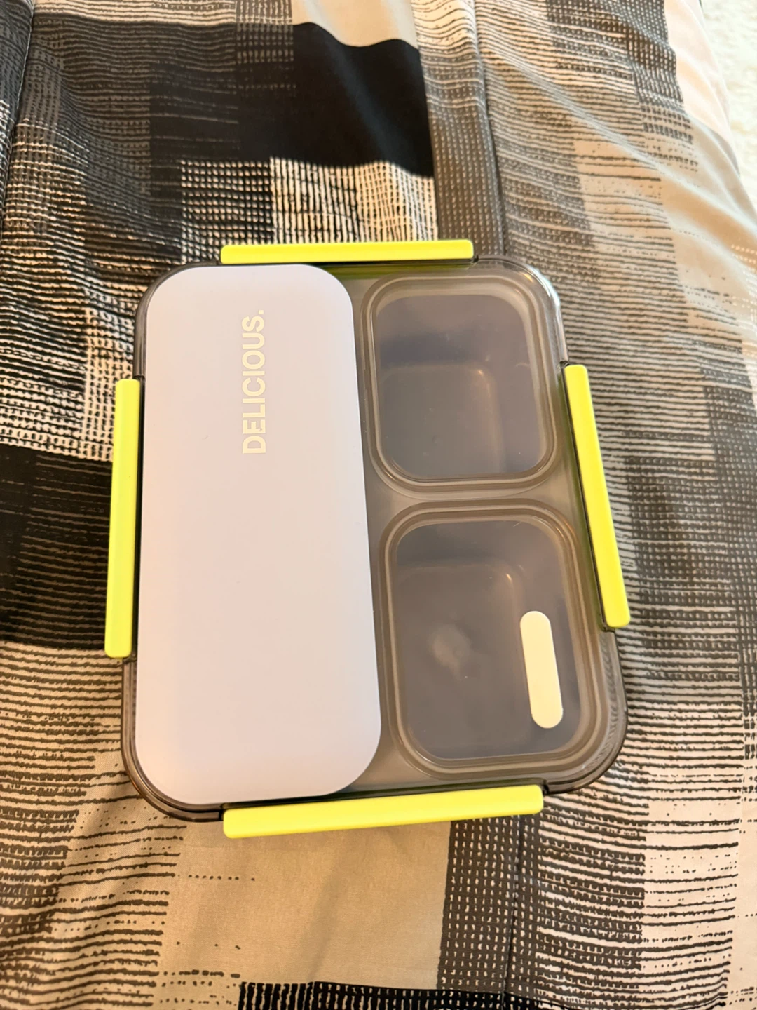 DELICIOUS 3-Compartment Bento Lunch Box