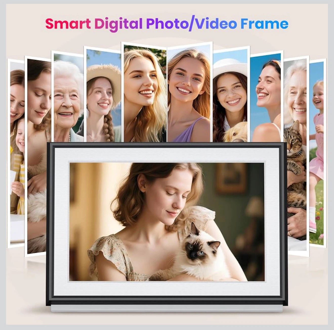 10.1 inch Smart Digital Photo Frame and Calendar - photo 3