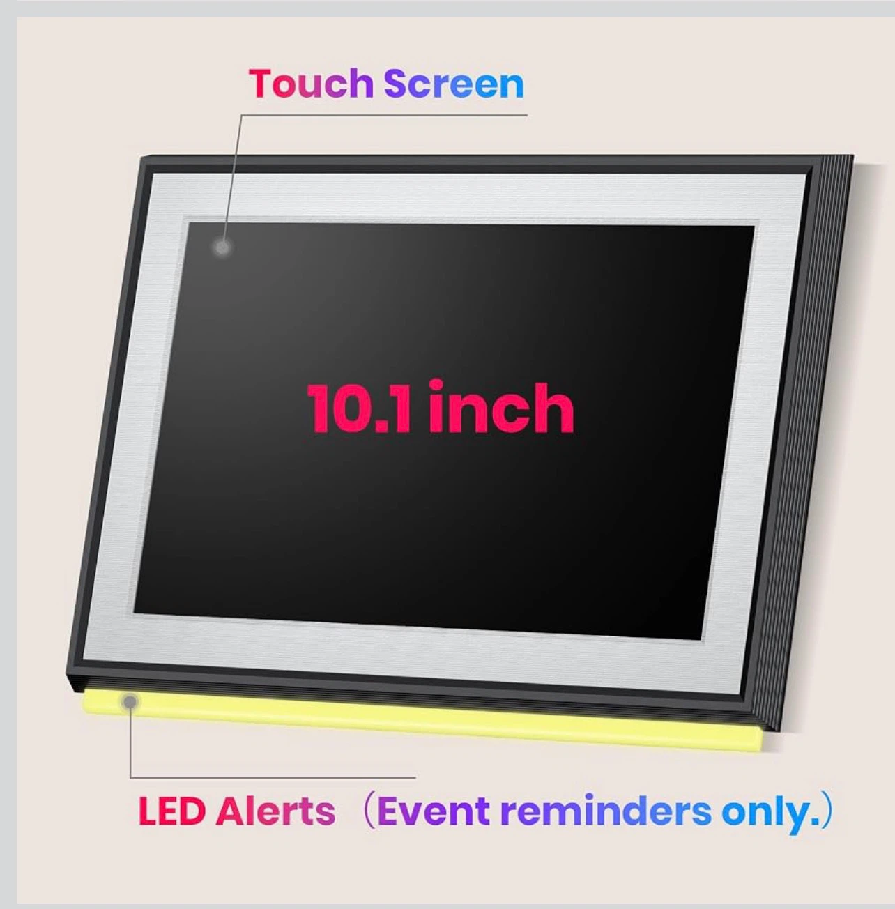 10.1 inch Smart Digital Photo Frame and Calendar - photo 4