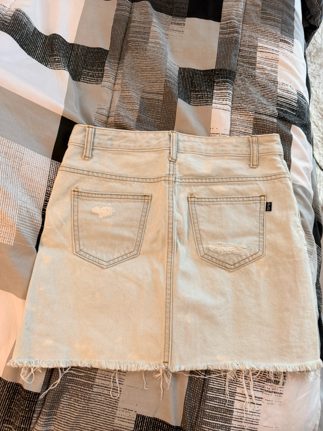Light Wash Denim Skirt - photo 2