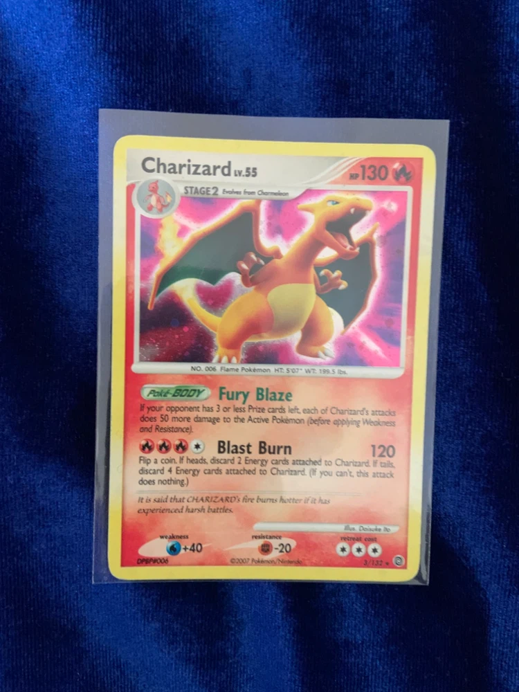 Charizard LV.55/HP-130 Pokemon Card 3/132 - photo 3