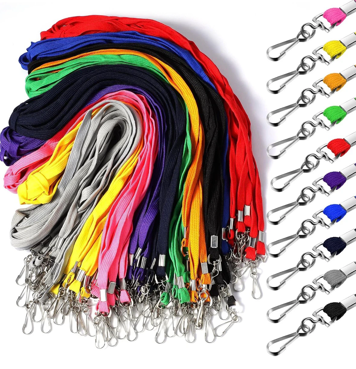 Set of Multicolor ID Lanyards