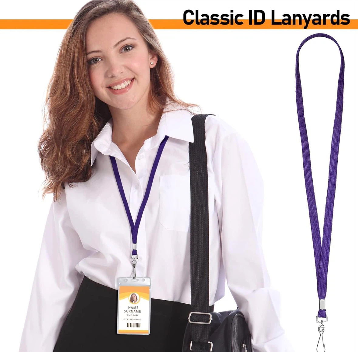 Set of Multicolor ID Lanyards - photo 2