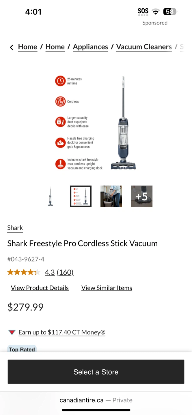 Shark Freestyle Pro Cordless Stick Vacuum