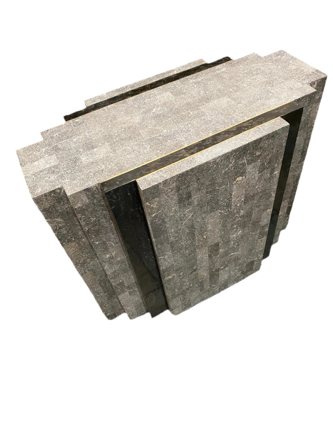 Art Deco Style Stone Console Table - photo 2
