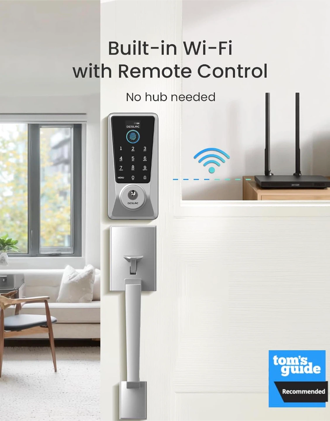 DESLOC D110 Plus Smart Deadbolt Handle Set - photo 3