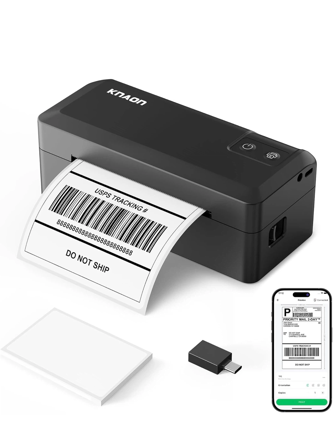 KNAON Thermal Shipping Label Printer