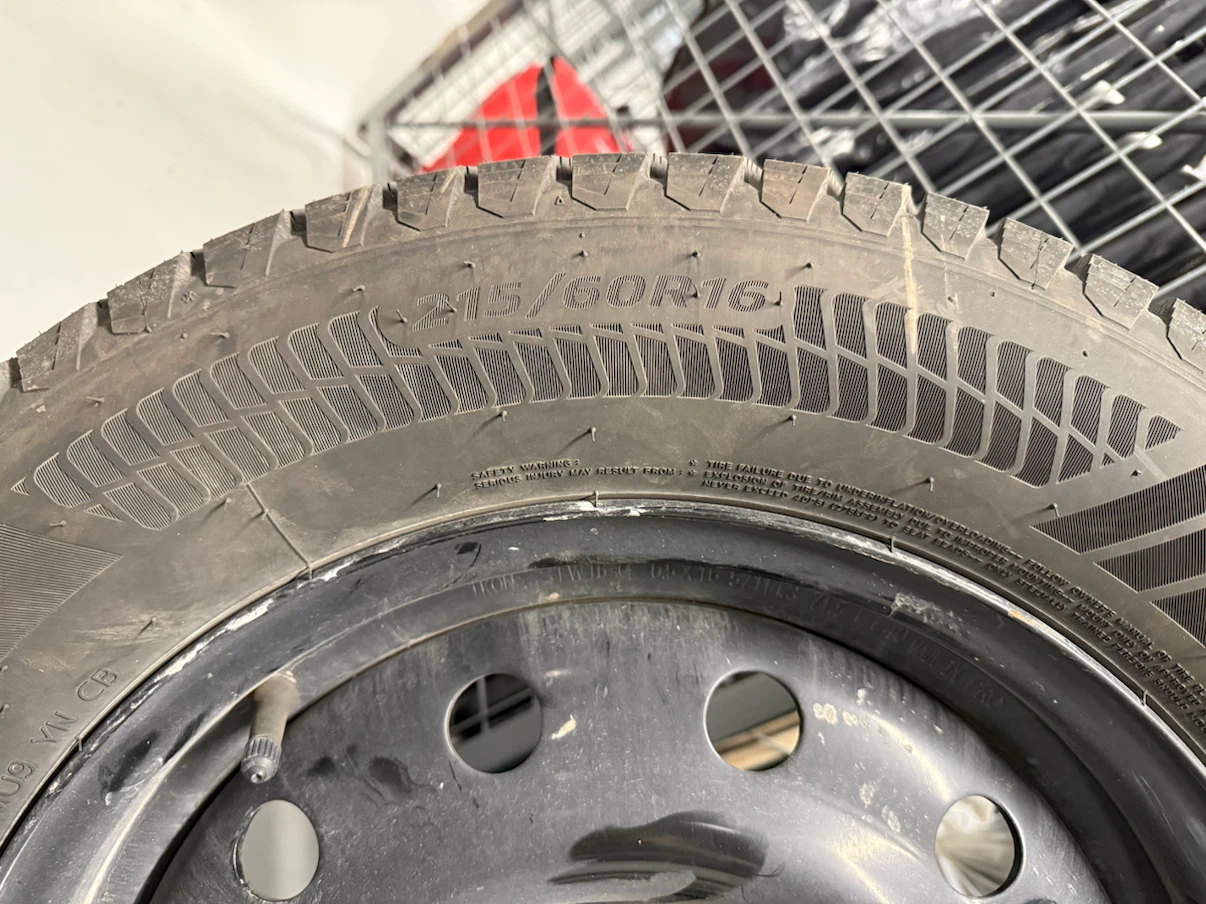 MotoMaster 215/60R16 Winter Tires with Rims - 1 Season only - photo 2