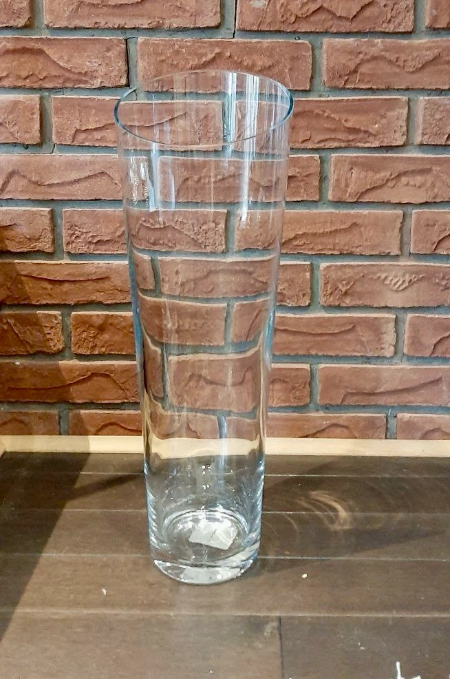 Clear Glass Cylinder Vase - photo 3