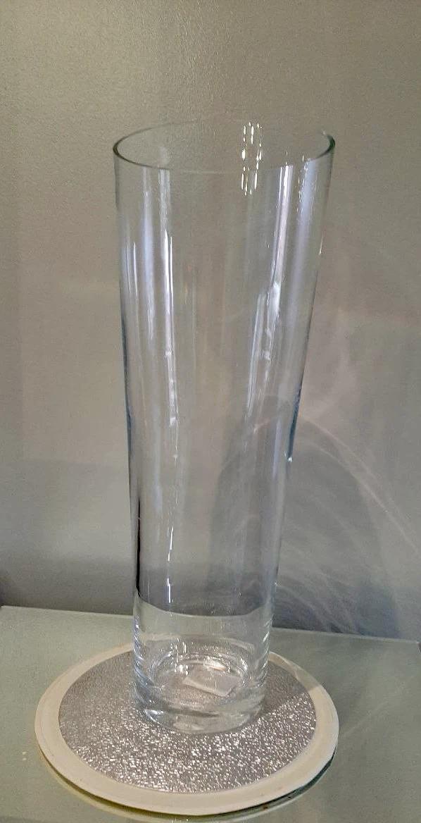 Clear Glass Cylinder Vase - photo 4