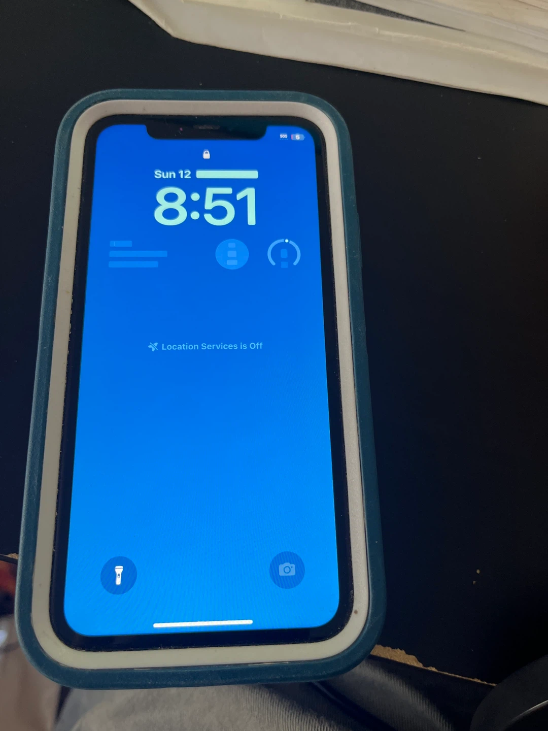 Apple iPhone 12  with case- Locked