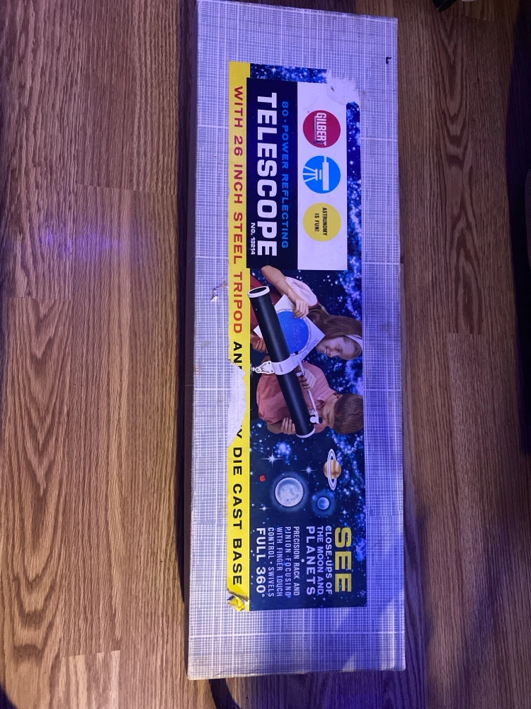 Gilbert 80-Power Reflecting Telescope