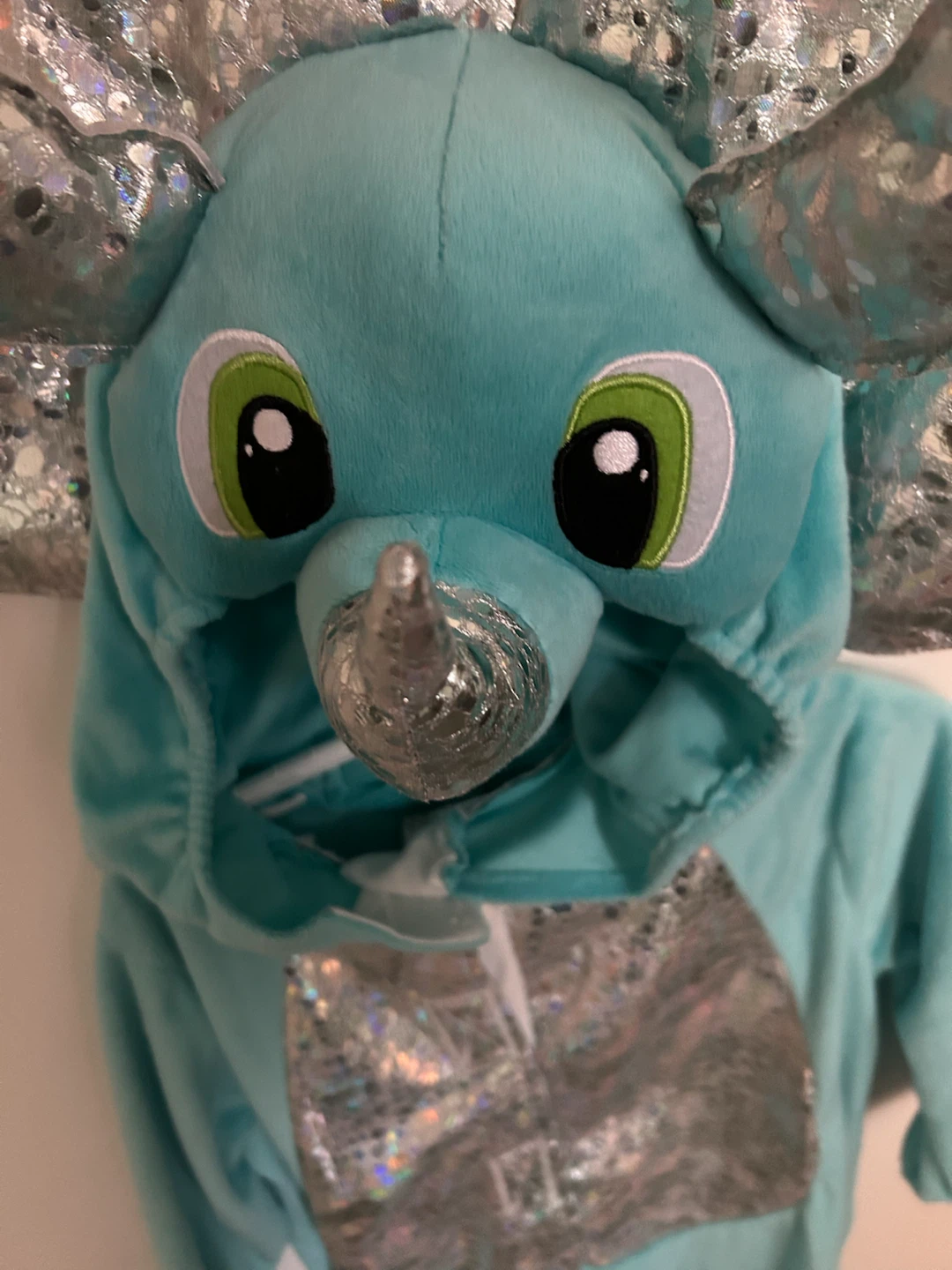 Kids Dinosaur Costume Teal Size 3-4T - photo 4