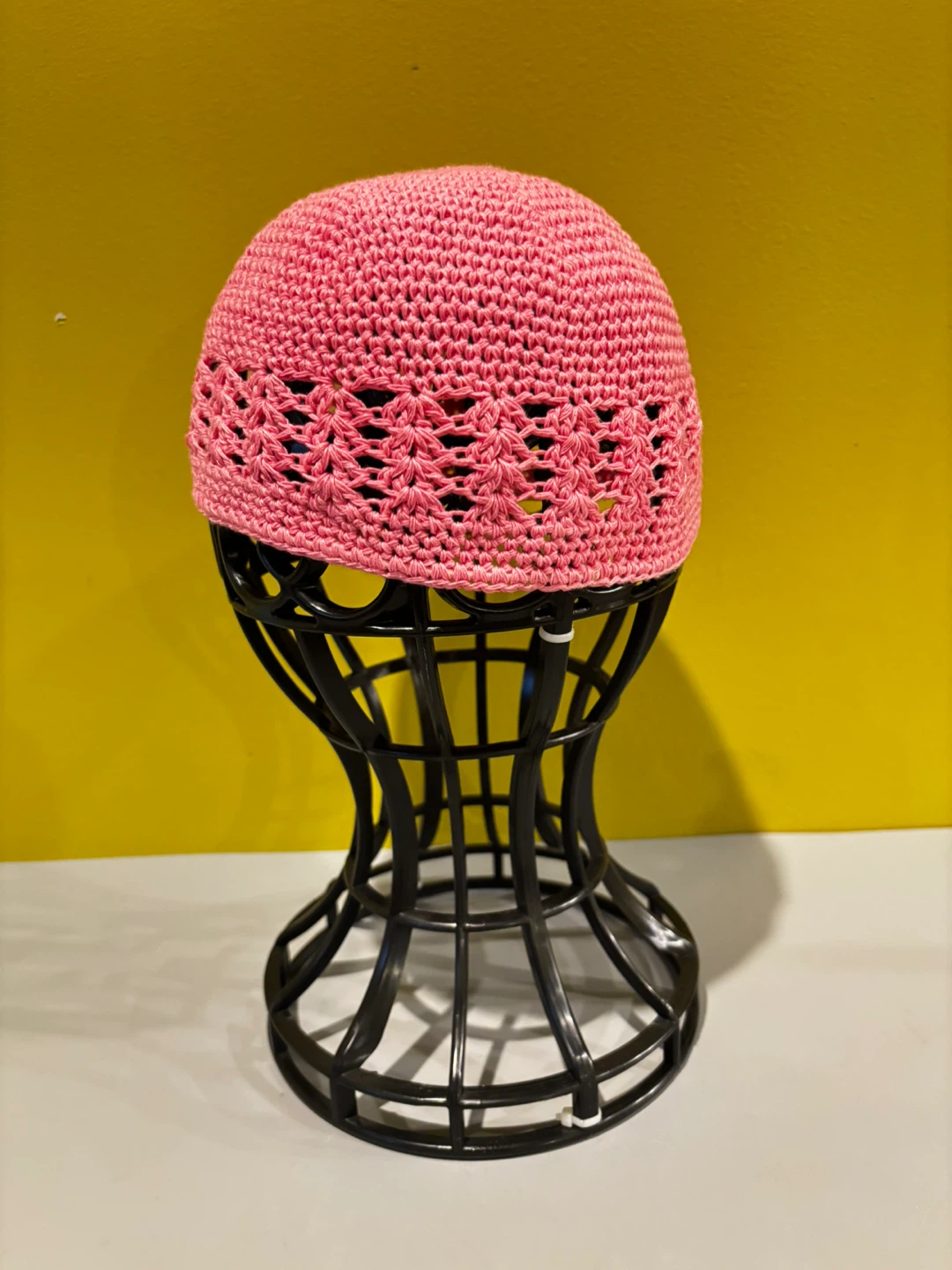Pink Crocheted Beanie - photo 2